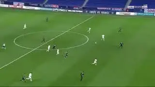 but de slimani et deux assistes match lyon vs Ajaccio