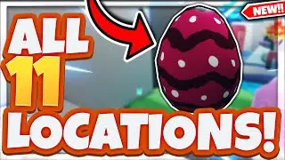 ALL *11* EGG LOCATIONS In Roblox Murder Party! Easter Event Update!