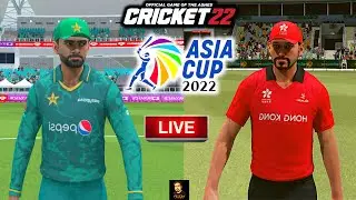 Asia Cup 2022 - Pakistan vs Hong Kong Match - Cricket 22 Live - RtxVivek | Later Stumble Guys