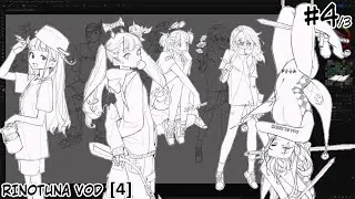 Rinotuna - Real Time Drawing Process VOD [4] part 4/3 sketch only