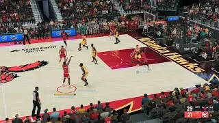 NBA 2K22 Next Gen PNO: Michael Jordan Highlights Vs Atlanta Hawks Pt. 1