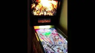 Pincab en fonctionnement sous visual pinball