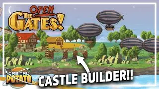SUPER UNIQUE Castle Builder!! - Open The Gates! - Colony Sim City Builder