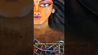 Bleeding Vermillion Hues |  Poetry meets Music & Art #BleedingVermillionHues #Shorts #soumitasaha