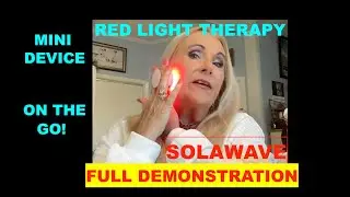 SOLAWAVE Mini Red Light Therapy Device / Depuff / Smooth / Brighten #skin  #lighttherapy #skincare