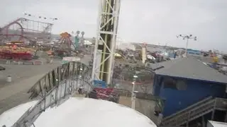 Mighty Mouse front seat on-ride HD POV Funtown Pier