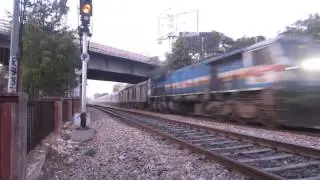 TKD WDP 4D hauling 12016 Ajmer Shatabdi at 110 KMPH !!!!!!