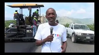 Travay sou wout nan vil Gonayiv ak kafou Jòf ap kontinye
