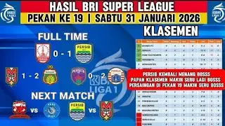 🔴 Hasil Persis vs Persib Liga 1 2026 Pekan 19 | Klasemen Liga 1 Indonesia Terbaru Hari Ini