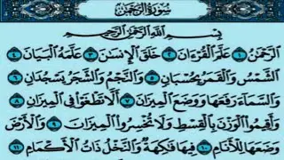 Most Beautiful Recitation Of-Surah Ar-Rahman ( سورہ الرحمن ) Kitabullah Sr Full Tilawat Ar-Rahman