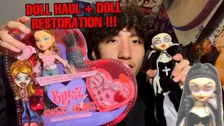 DOLL HAUL! BRATZ AND BLEEDING EDGE GOTH DOLL RESTORATION BEGOTH DOLL