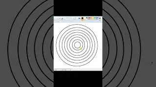 Draw Optical illusion in Computer Using MS Paint | Brother Princess Computer Center