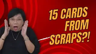 Can You Really Make 15 Cards Out of Paper Scraps?! 😱 | KCC19 Challenge