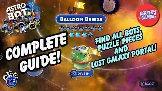 Astro Bot | Balloon Breeze 100% Guide (Lost Galaxy Portal, All Bots & Puzzle Pieces)