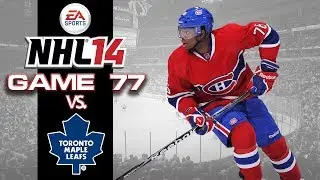 Let's Play NHL 14 - Game 77 vs Toronto Maple Leafs