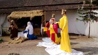 Crib at Nuvem Chruch, Goa