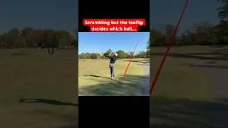 Tee flip challenge is way too intense&hellip; #airwaystofairways #golf #scramble