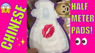 HALF METER PADS?! Can you FIND TAMPONS in CHINA ?