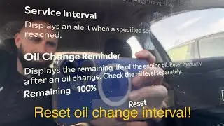 HOW TO RESET OIL CHANGE/ SERVICE INTERVAL IN UOUR KIA K4💪
