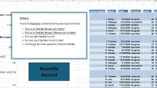 Excel Tutorial: Solving Real-World Problems with Formulas | MakeupData Analysis🎀🎀