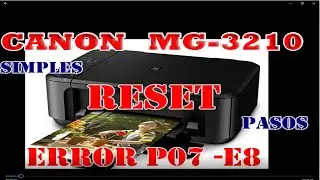 RESET DE CAN0N MG-3210