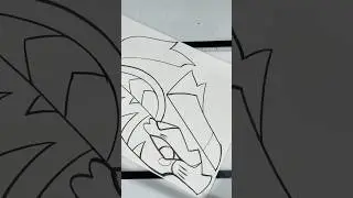 Coloring a dragon for bald scales @Stormscales #dragonpuppets #paperdragonpuppet #paperdragon