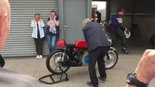 Honda 6 Donington classic bike festival 2017
