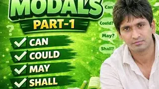All modals of English grammar.
