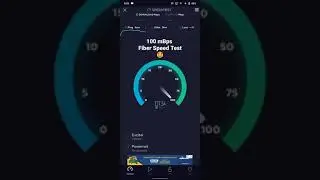 Fiber 100mbps speed test Excitel Fiber