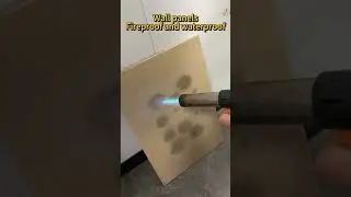 Fireproof and waterproof wall panel