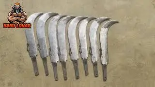 knife Quenching 🔥Billhook,🔥 Dao and 🔥Tano ⚒️Making Process 🔥  part 1#babulohar