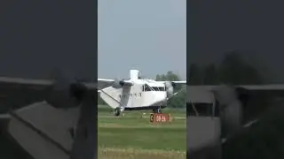 take off 7 blade turbine prop shorts skyvan #aviation #skyvan #airplane #7blade #turboprop #turbine