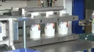 XLD5SE-3S/2E + IML - LUXBER FULL ELECTRIC EXTRUSION BLOW MOULDING  MACHINE WITH IML SYSTEM