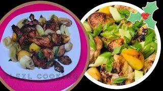PIATTO DI POLLO CON PATATE E PORRO #easyRecipe #homeCooking by Glezl