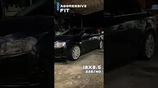 STOCK 11-15 CHEVROLET CRUZE FITMENT VIDEO GUIDE | FITMENT INDUSTRIES