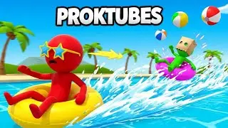 ​I CAN'T STOP LAUGHING! 😂 The Craziest Pool Race Ever! 🌊