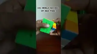 4x4 world record by Max Park! #shorts #cubing #viral #trending #hymnfortheweekend #coldplay #maxpark