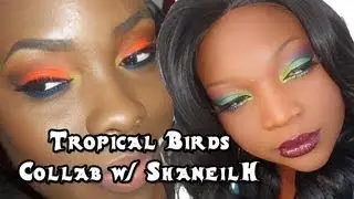 Tropical birds COLLAB look #3 with ShaneilH