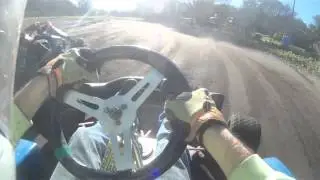 oval kart racing on new years day 2015