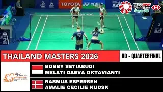 BOBBY SETIABUDI/ MELATI DAEVA OKTAVIANTI VS RASMUS ESPERSEN/ AMALIE KUDSK | BABAK PEREMPATFINAL