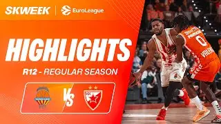 THRILLING FINISH IN VALENCIA! VALENCIA VS CRVENA ZVEZDA - HIGHLIGHTS - EUROLEAGUE R12