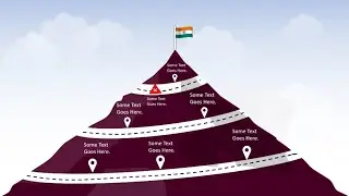Roadmap Template || Success || Challenge || Timeline || Mountain Slide || Animated Slide ||