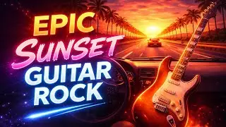 80s Hard Rock Melodic Guitar &mdash; Sunset Drive Instrumental