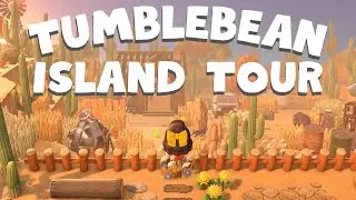 I FINISHED MY ISLAND | WESTERN DESERT FARMCORE ISLAND TOUR ACNH | ANIMAL CROSSING NEW HORIZONS
