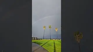 Rainbow at La Jolla Shores & Scripps Pier
