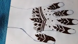 Back hand simple and easy mehndi design long videos || #mehndidesign #simplemehndidesign 