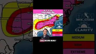 Extreme travel impacts possible this weekend with major winter storm. #winterstormwatch #winterstorm