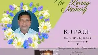 2 Copy of Green In Loving Memory Poster template   Made with PosterMyWall2