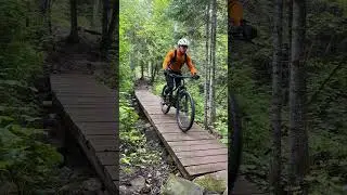 Mountain Biking Trowbridge Falls, North of Thunder Bay Ontario