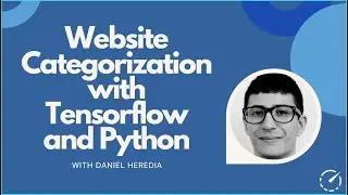 Website Categorization with Tensorflow and Python